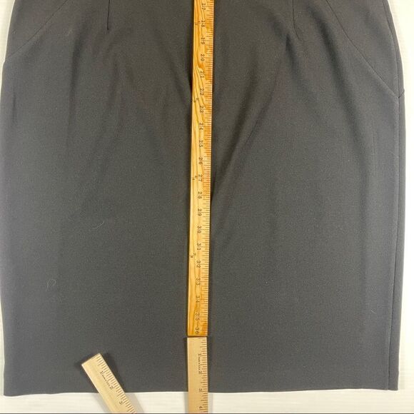 NWT London Times Dress Lace Cowl Neck Cocktail Midi Women's Black Size14W - Picture 9 of 12